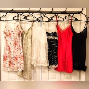 Victoria's Secret sweet and sexy lingerie / slip / nightie lot of 6